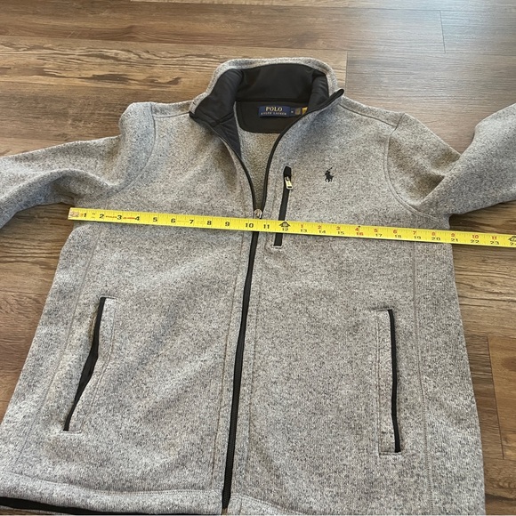 Ralph Lauren gray full zip jacket M - Picture 3 of 5